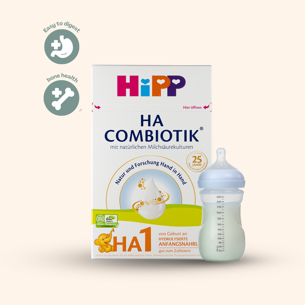 HiPP Hypoallergenic Formula Stage 1 German (600g)