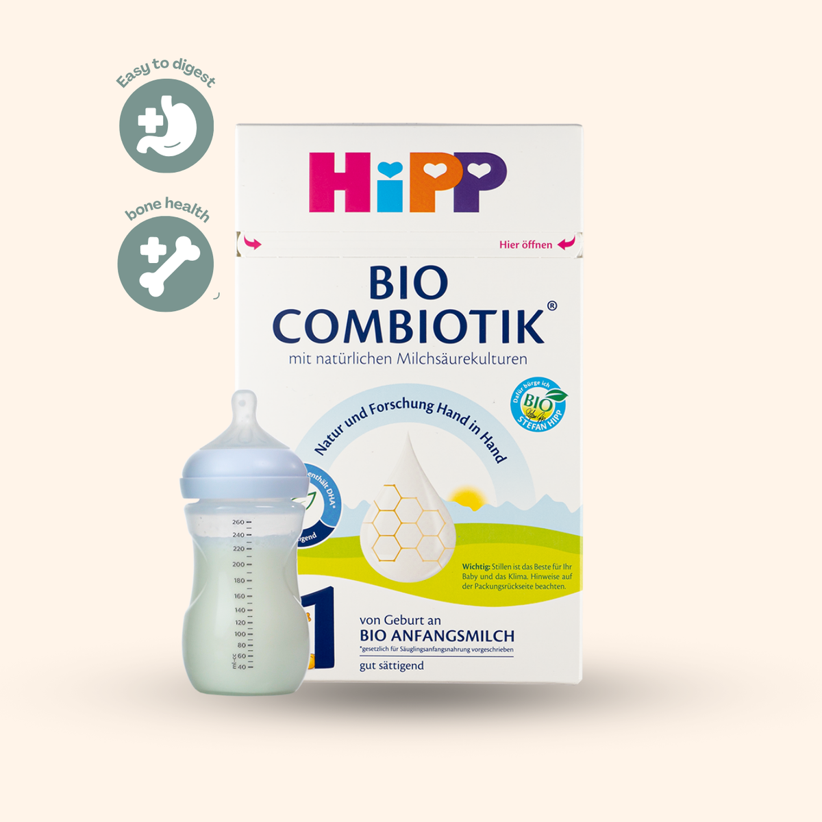 HiPP German Stage 1 Infant Formula Bio Combiotik (600g)