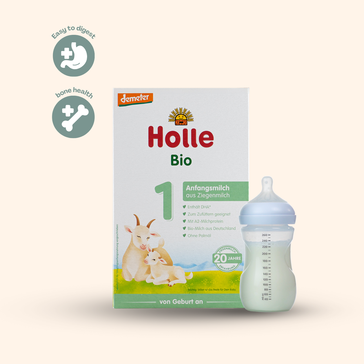 Holle Goat Stage 1 Organic Infant Formula (400g)