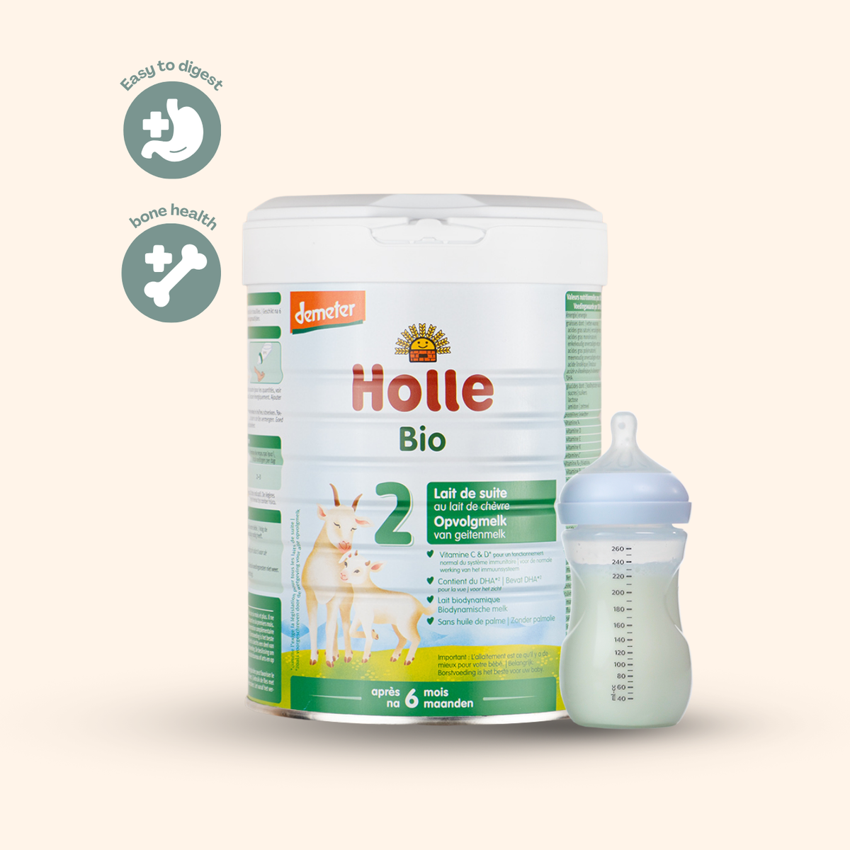 Holle Goat Milk Formula Stage 2 Dutch (800g)