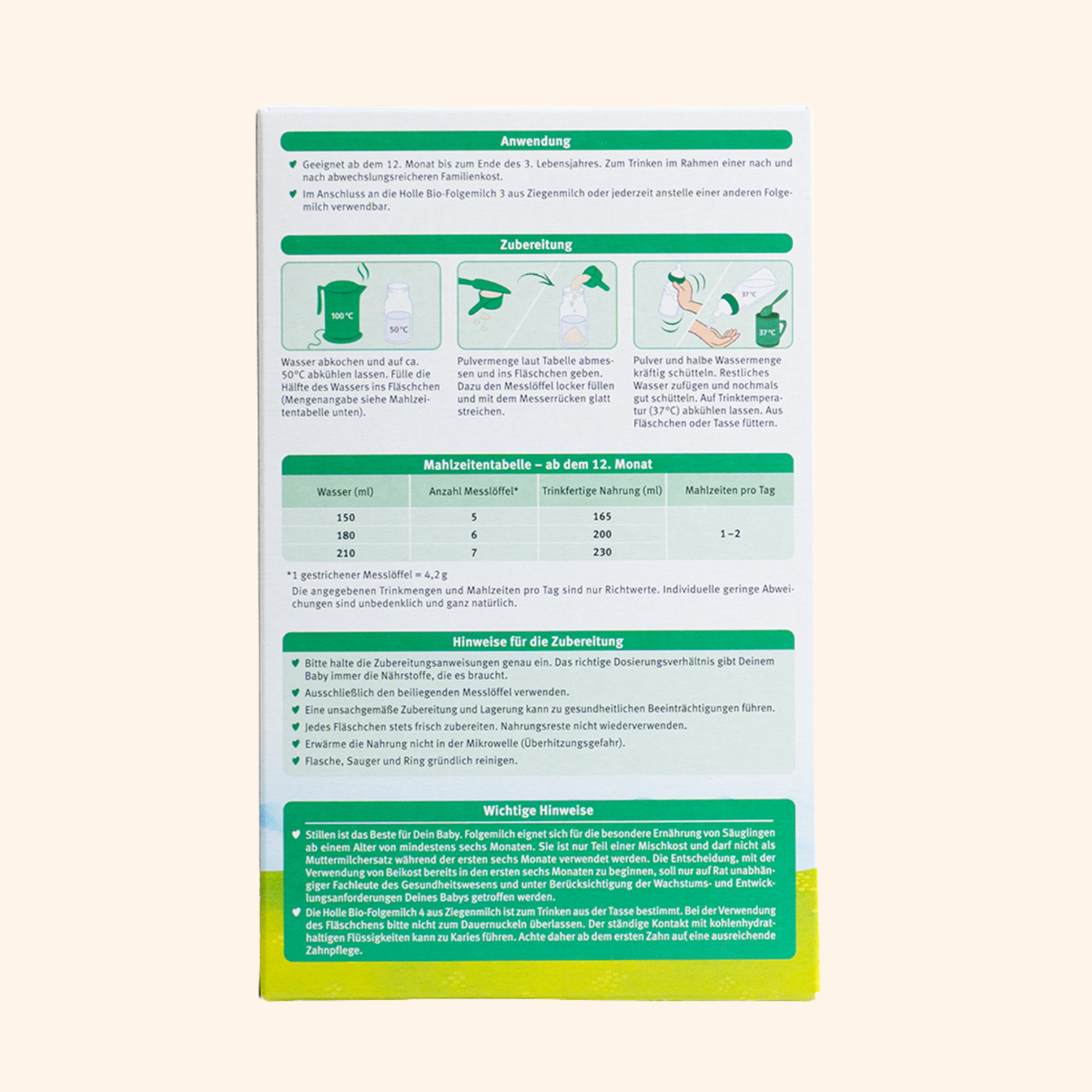 Holle Goat Stage 4 Organic Toddler Formula