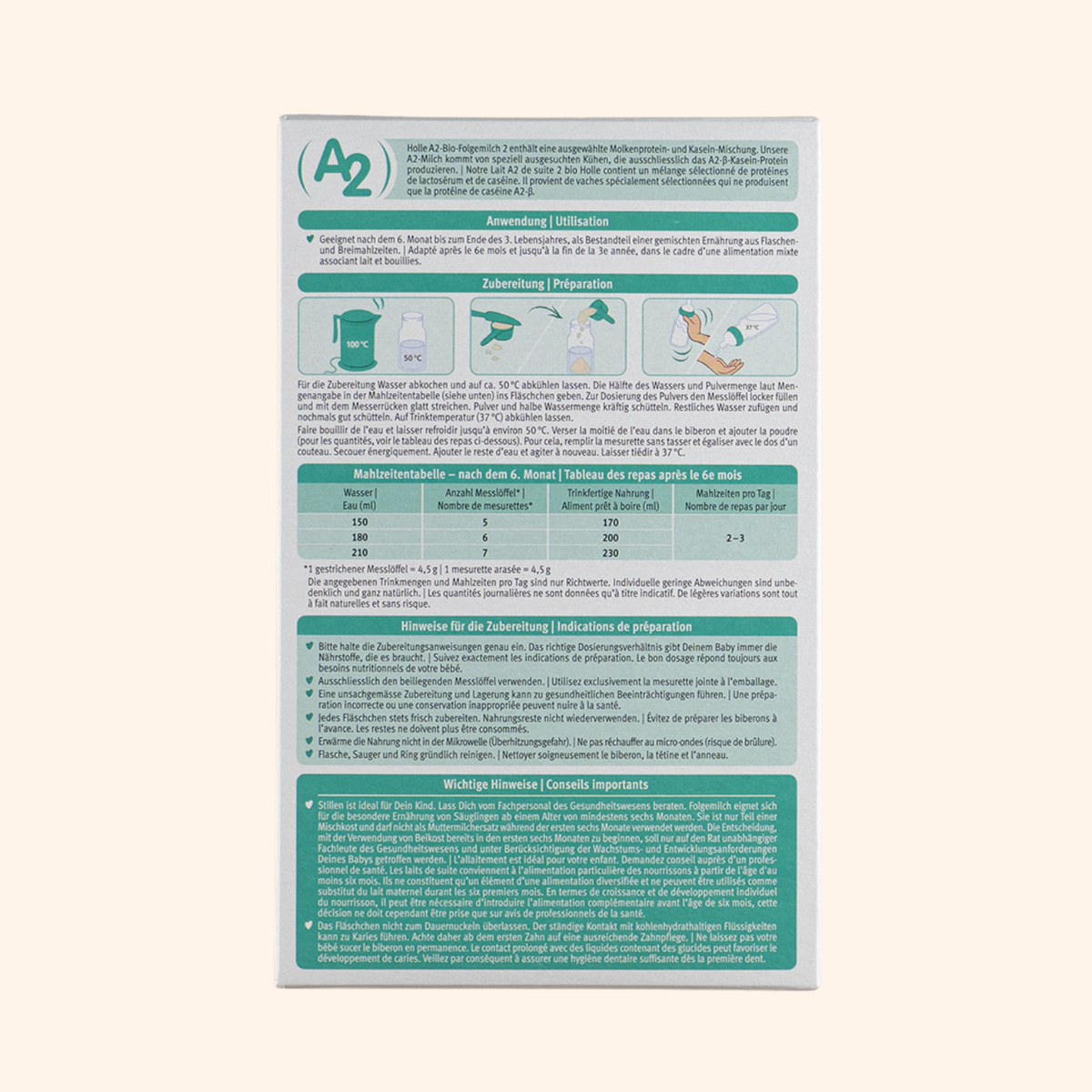 Holle A2 Stage 2 Organic Baby Formula (400g)