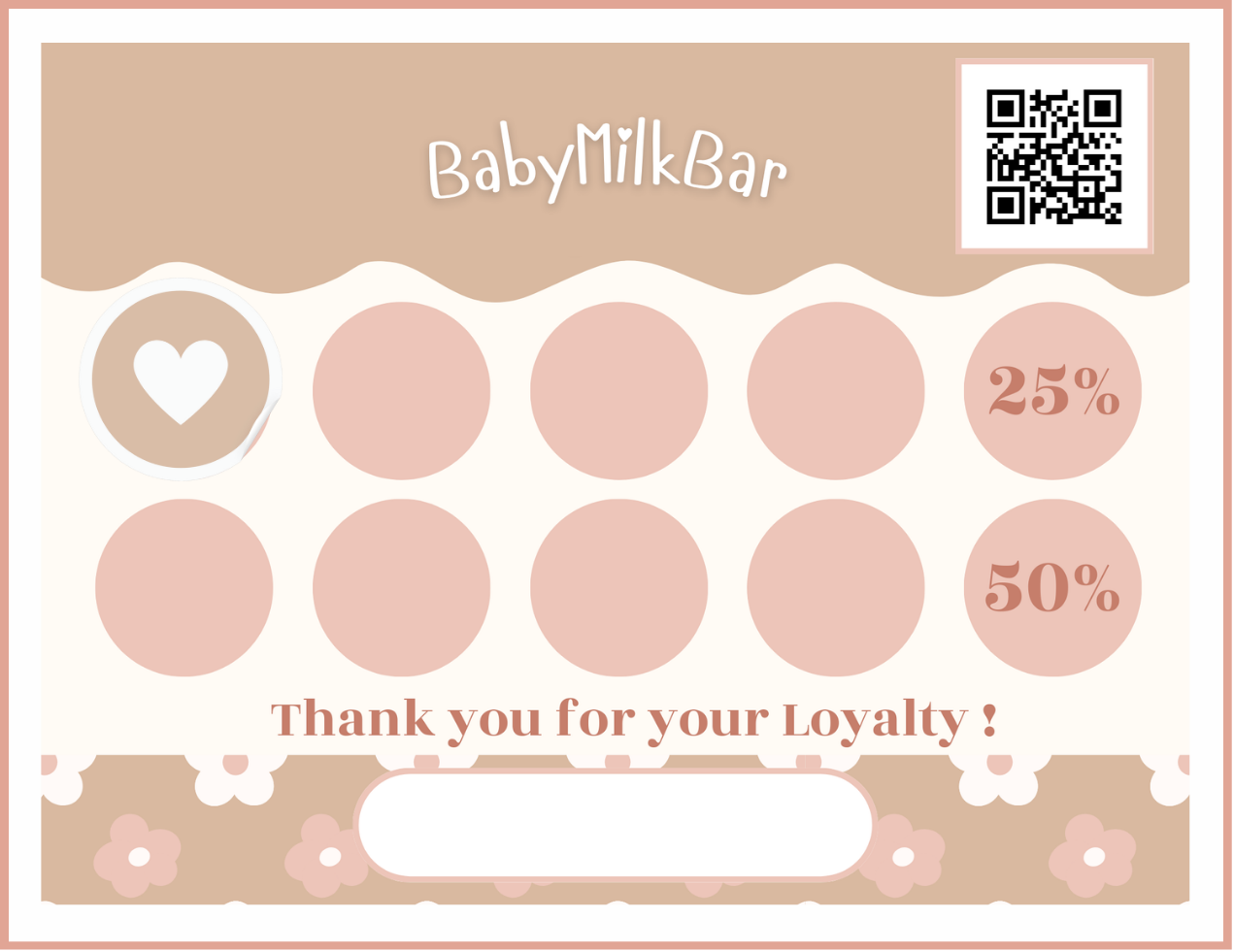 Baby milk bar loyalty program