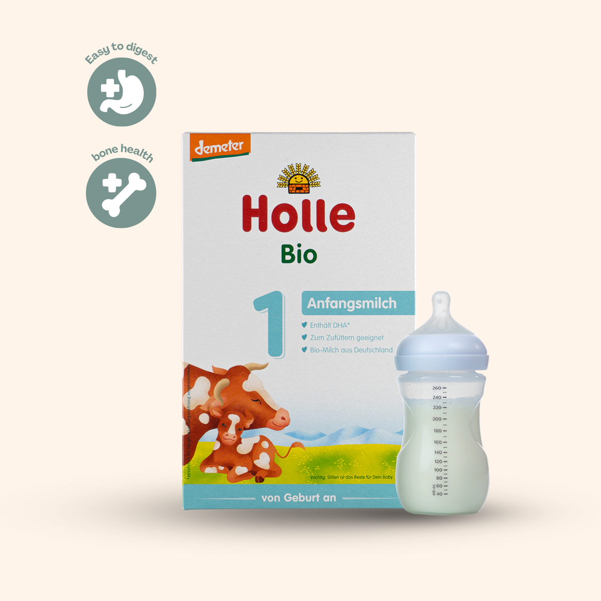 Holle Stage 1 Organic Infant Formula (400g)