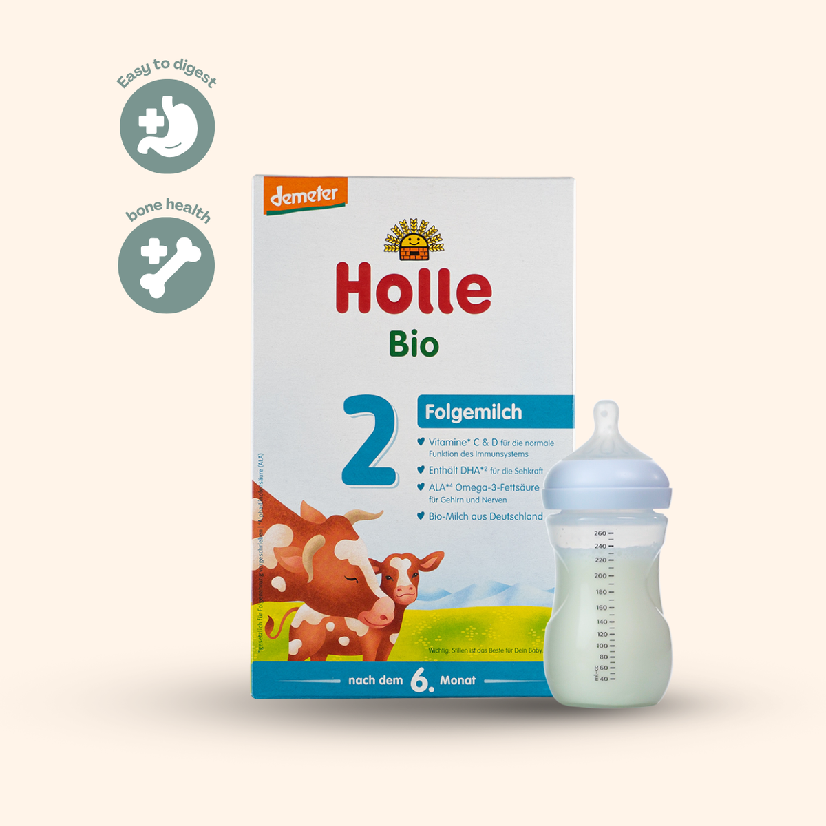 Holle Stage 2 Organic Baby Formula (600g)
