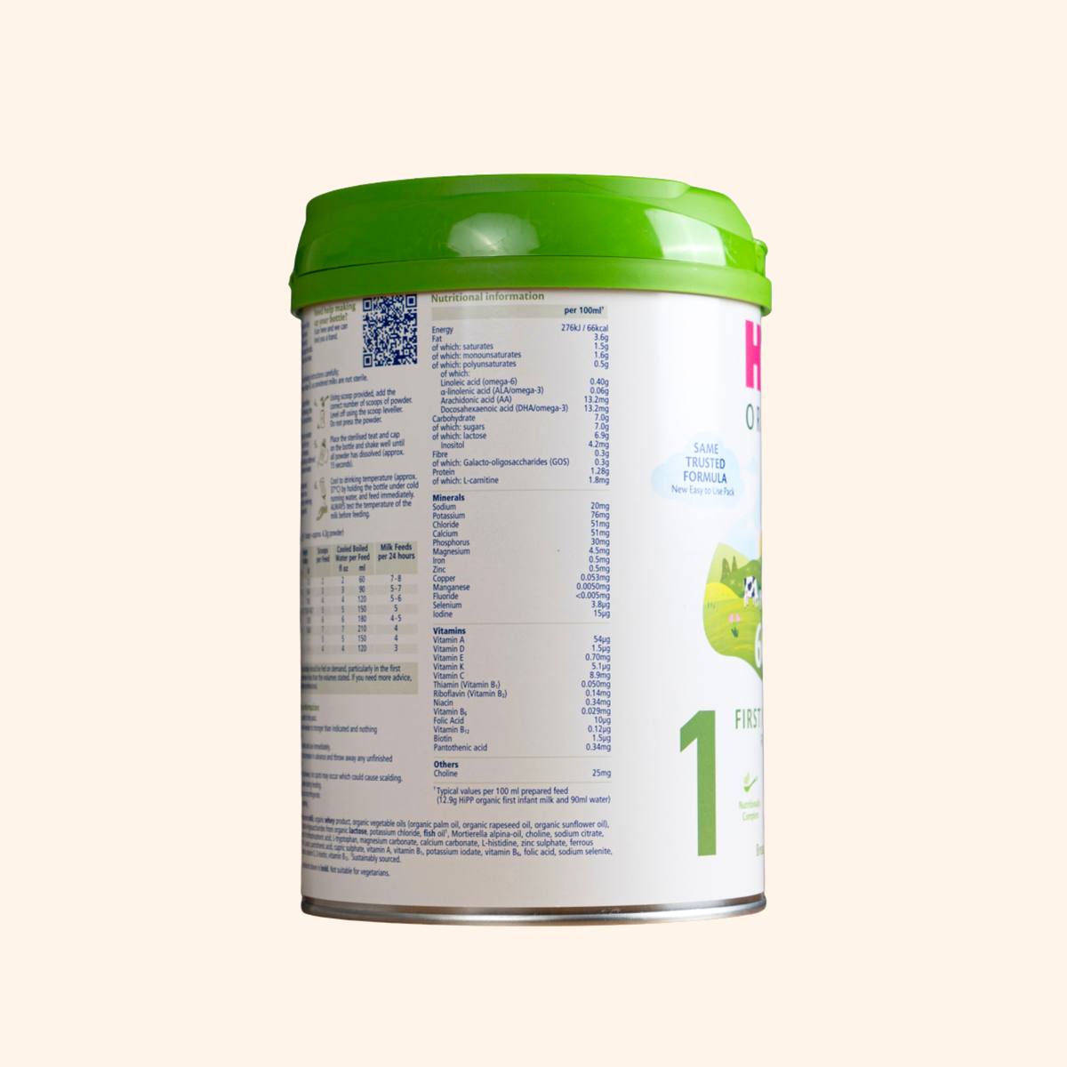 HiPP UK Stage 1 Baby Formula Bio Combiotik (800g)