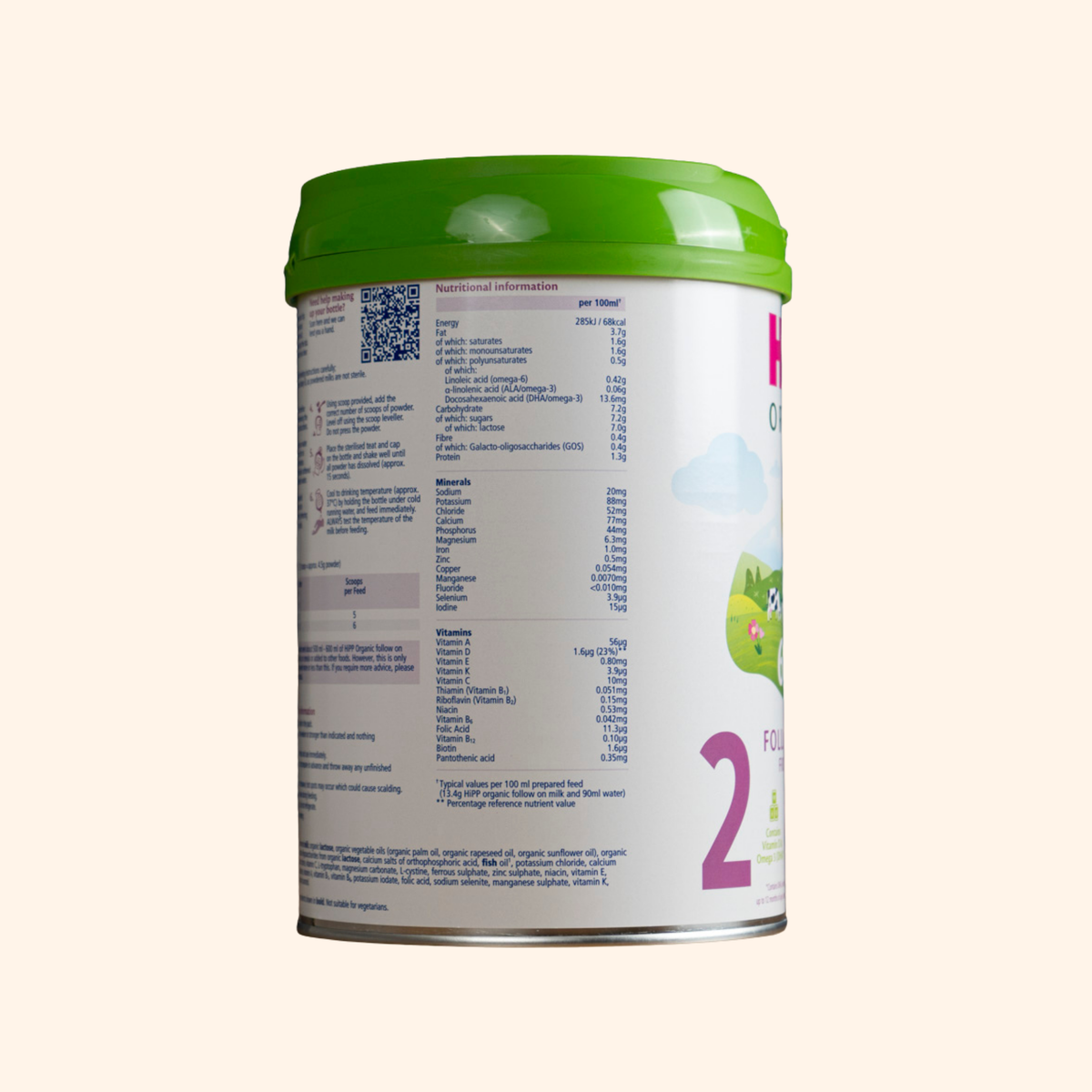 HiPP UK Stage 2 Organic Combiotic Follow-on Formula (800g)
